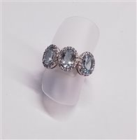 Anillo Soprana Mujer ACQUAMARINA in Oro Acquamarina TRILOGY ACQ 2.38